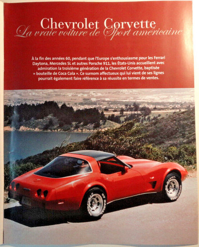 Fascicule chevrolet corvette - fascicule,