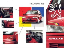 Catalogue brochure Peugeot 106