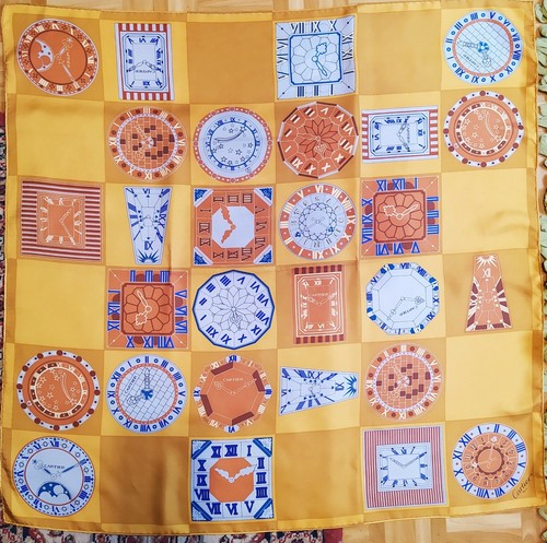 Foulard soie multicolore - soie,