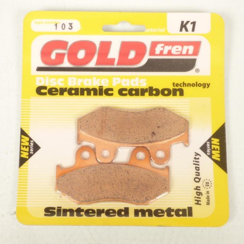 Plaquette frein gold - de,