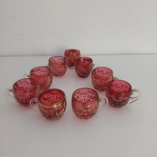 Verres emaillés liqueur - 9,