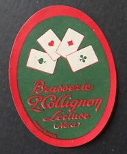 Old label BEER BREWERY COLLIGNON card lock beer label 2