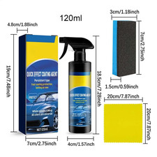 Car Coating Spray, Sopami Waterproof Layer Quick Effect Stains Agent 120ml