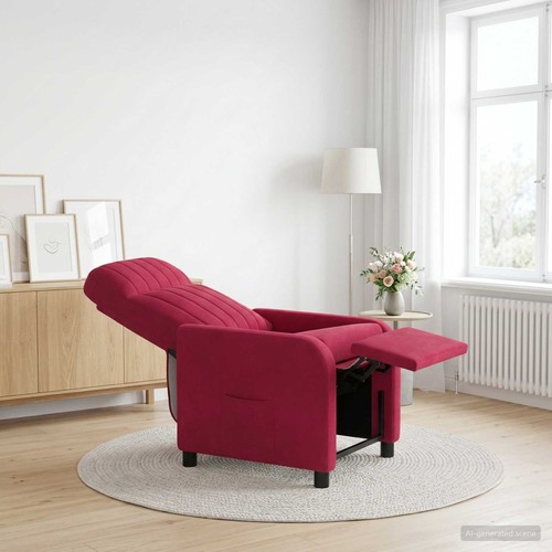 Fauteuil inclinable velours - fauteuil,