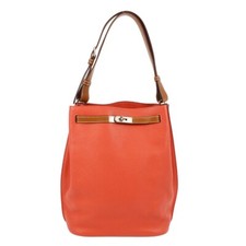 Hermes Rouge Pivoine Taurillon Clemence So Kelly 26 Shoulder Bag TMM003AU 23422