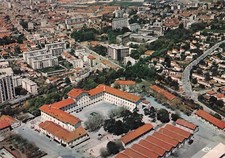 Postcard postcard 10x15cm VALENCIA DROME aerial view barracks bucket spahis