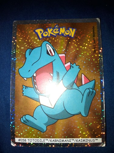 Stickers pokemon holo 158 - holo, n°158