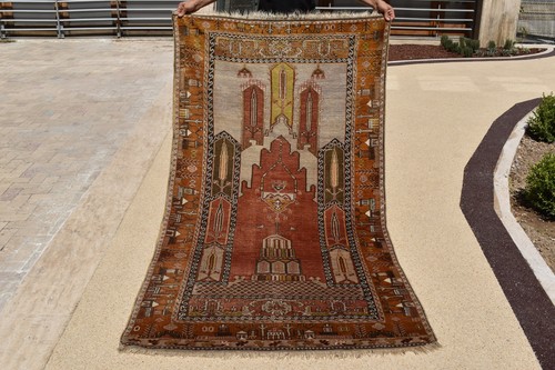 Tapis ancien turc x90 - tapis, 49''x90''