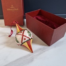 Suspension Deco Boule De Noël En Céramique Villeroy Et Boch Collection Collector