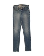 LEVI'S Womens Demi Curve Low Waist Skinny Jeans W28 L34  Blue Cotton BC02