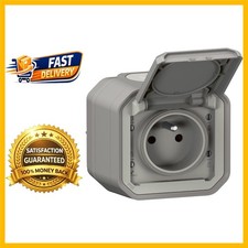 Prise Étanche Grise  avec