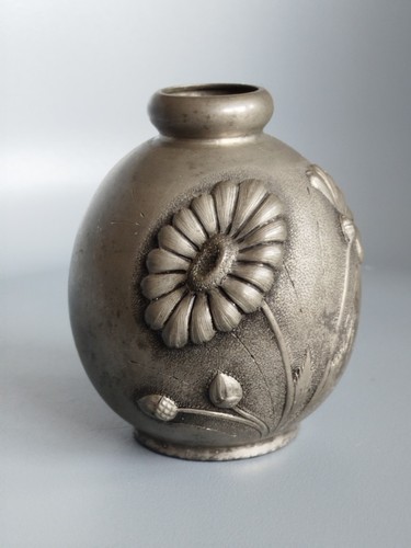Vase albert chezal étain - ,
