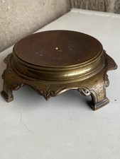 Socle En Bronze Fin 19e Debut