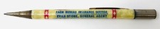Vintage Mechanical Pencil Farm Bureau Insurance Co Plymouth Wisc. Celluloid D22