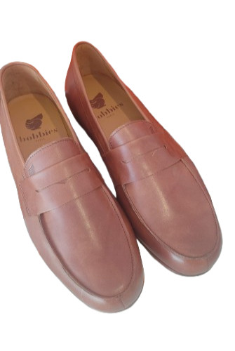 Mocassins cuir bobbies - cuir,