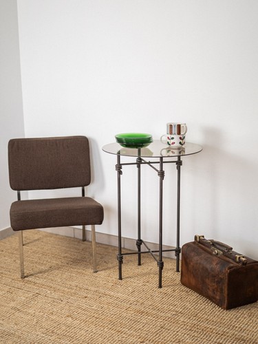 Table appoint ciculaire - d'appoint, en