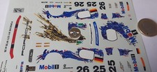 decalcomanie decals  1/43 porsche 911 gt1 n 25 26