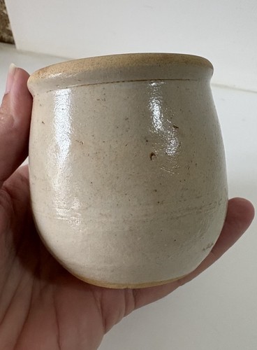 Moutardier pot yaourt gres - moutardier,