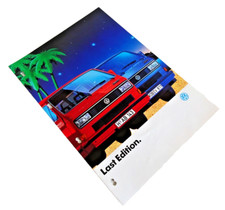 VW Genuine Brochure Flyer T3 LLE Limited Last Edition 217150100273 27315010110