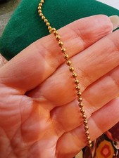 Bracelet boules or jaune 18