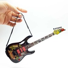 Miniature Guitar Ibanez JEM 77 FP Steve Vai 2003 Floral Pattern Collectible Gift