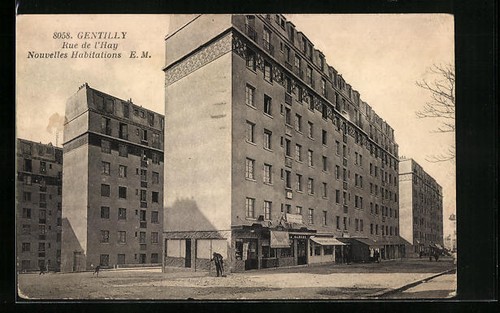 Cpa gentilly rue hay - gentilly,, de