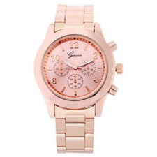 Geneva Fashion Women Rose Gold