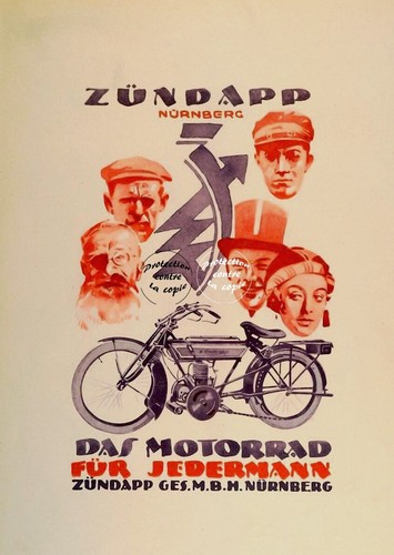 Zündapp moto rcmt poster - zÜndapp,