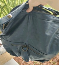 Gerard Darel Midday Midnight leather handbag blue