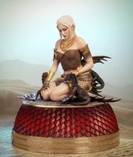 Daenerys Targaryen Resin 1/4 Figure With Her 3 Dragon