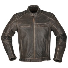 Veste en cuir Modeka Vincent Aged veste de moto marron avec gilet thermique
