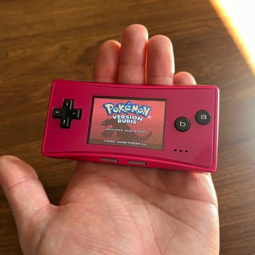 Nintendo game boy micro rose - game,