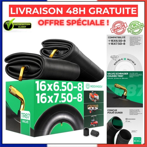 Chambre air 16x6 - chambre, 16x6.50-8