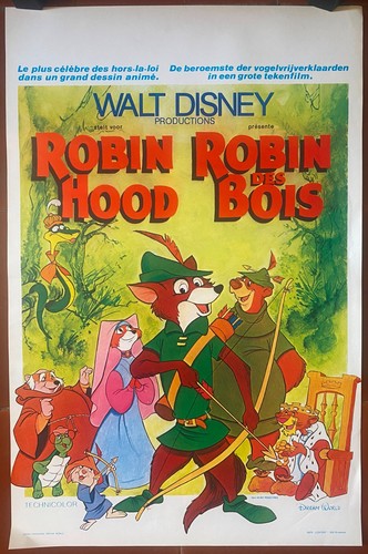 Affiche belge robin - robin, des