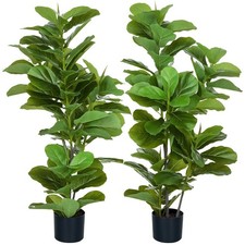 HOMCOM Lot de 2 plantes