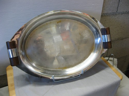 Plateau service oval en - de,