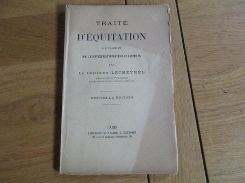 Traite equitation usage - d',