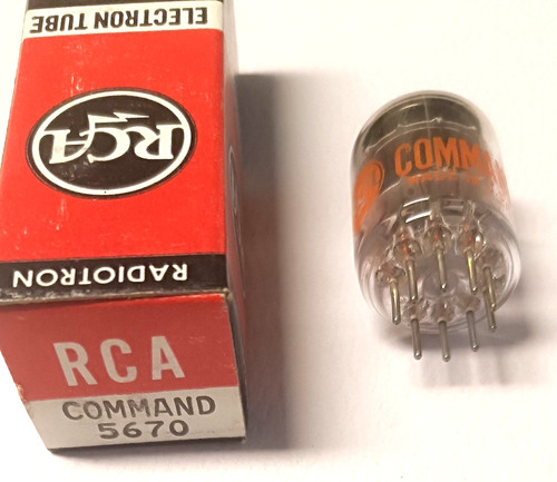 Tube 5670 command rca nos - rca,