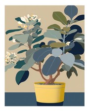 Affiche d'art mural botanique