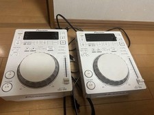 Pioneer DJ CDJ-350-W White Pair Set of 2 Tested Used Japan