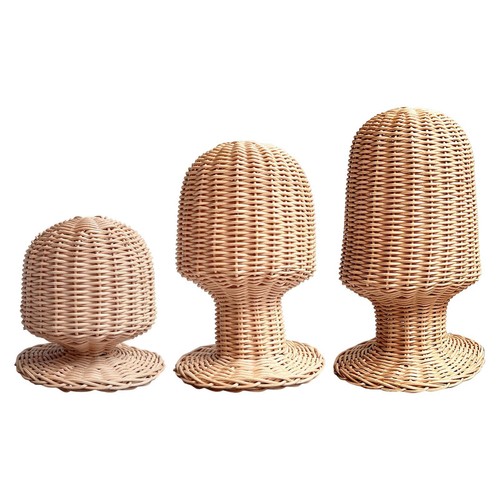 Porte chapeaux rotin - porte-chapeaux,