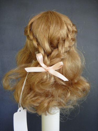 Perruque poupée blonde en - perruque, de