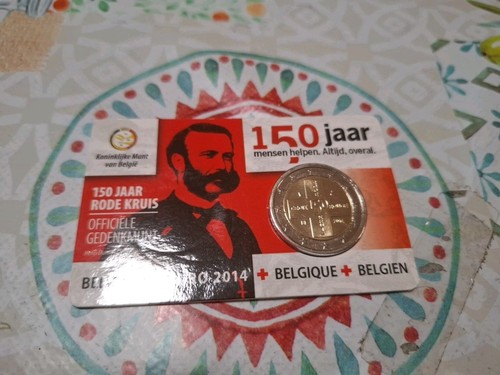 Euro belgique 2014 croix - belgique,