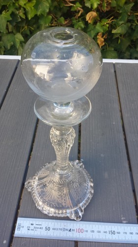 Ancienne lampe dentellière - de,