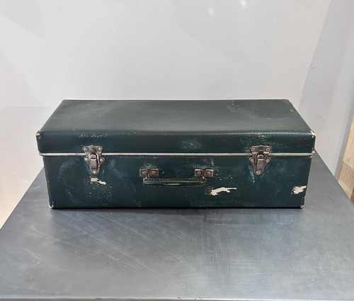 Mini valise carton vert - carton,