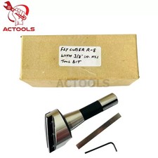 Fraise à surfacer à queue R8 pour fraiseuse Bridgeport avec mèche HSS 3/8"