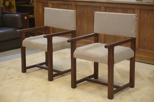 Paire fauteuils 1950 s - paire, 1950's