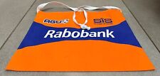 VINTAGE SPONSOR TEAM RABOBANK AGU SIS 2 COLLECTOR CYCLING BIKE MUSETTE BAG