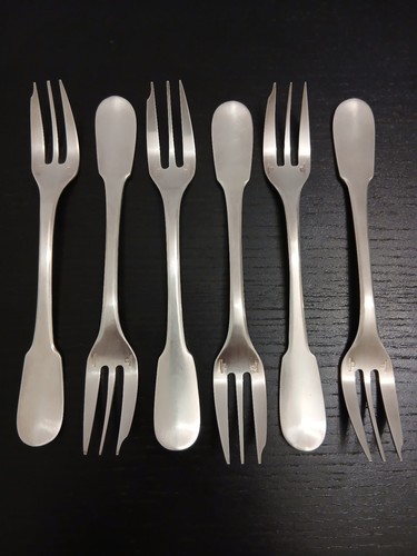 Christofle cluny cake forks - cluny,