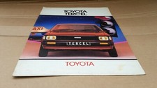 DOCUMENTATION CONCESSION TOYOTA TERCEL 09/82 ETAT MOYEN